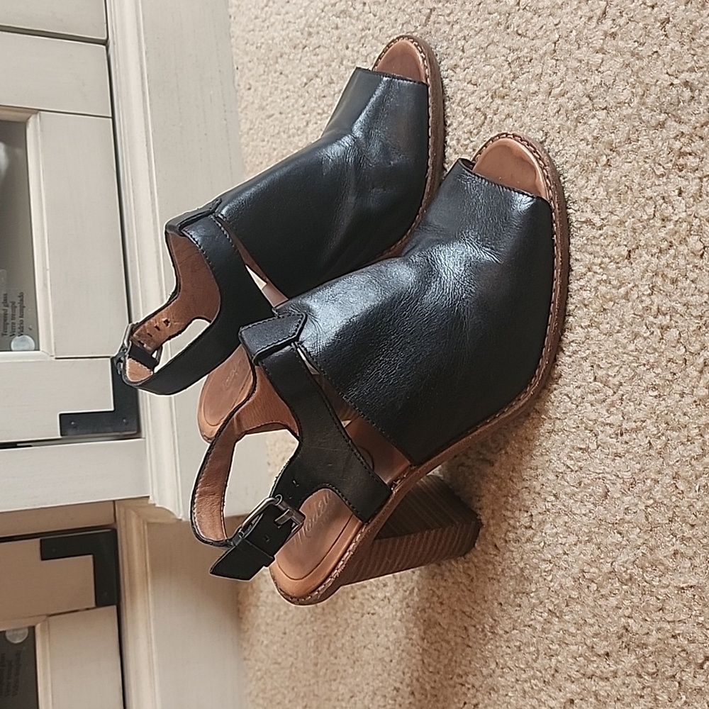 Madewell Sylvain Leather Sandals Heels